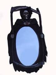46cm Grim Reaper wall mirror - Halloween