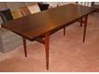 Solid Afromosia mahogany Vintage dining table by A Younger