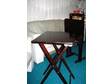 PAIR TV-DINNER TABLES WITH STAND,  2 individual tables, ....