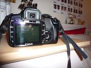 Canon 400D,  18-55mm lens,  1GB memory,  Battery,  Charger,  Original box